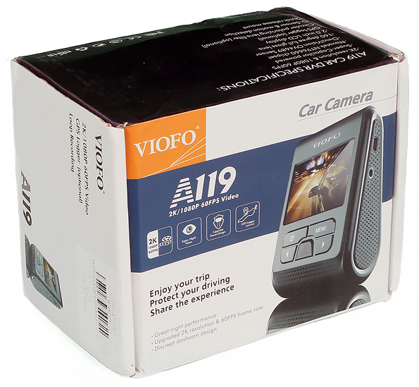 Видеорегистратор с GPS-приемником Viofo A119