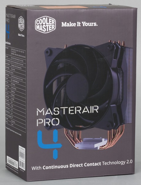 Cooler Master MasterAir Pro 4, коробка