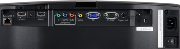Проектор Epson EH-TW9000, интерфейсы