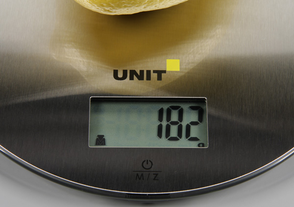 Кухонные весы Unit UBS-2150. Дисплей