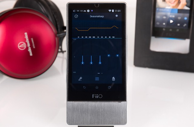 Аудиофильский Hi-Res DSD 384/32 плеер FiiO X7 и усилитель мощности FiiO AM2