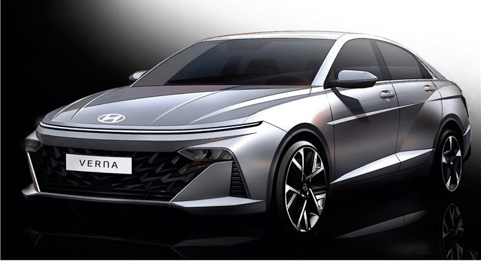Так выглядит совершенно новый Hyundai Solaris/Verna 2023. Автомобиль впервые показали целиком