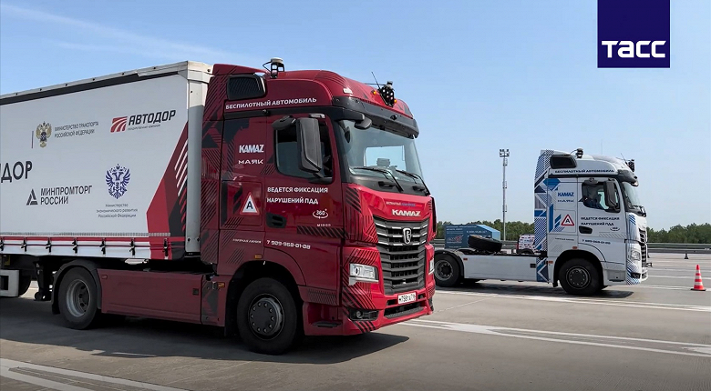 Россия планирует наращивать количество беспилотных грузовиков на трассах