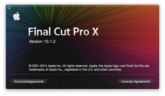 Скриншот программы Final Cut Pro X
